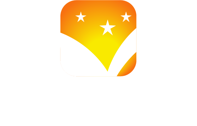 Logo Viajante vertical branca